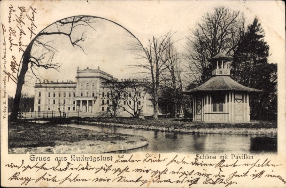 Picture Ludwigslust in Mecklenburg, castle, pavilion