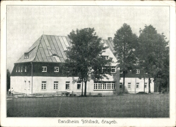 Ak Jöhstadt im Erzgebirge Sachsen, Landheim Jöhftstadt