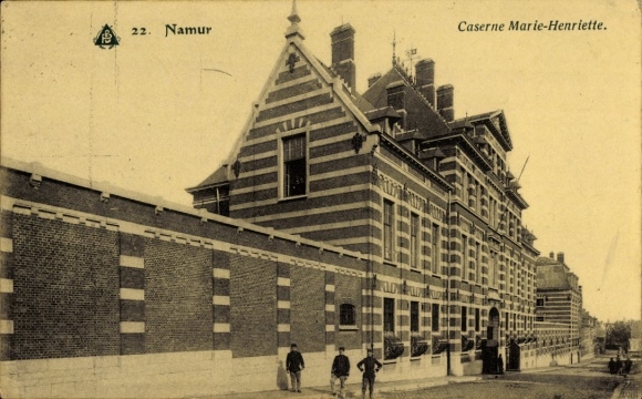 Postcard Namur Wallonia, Marie Henriette Barracks