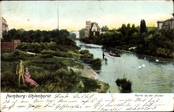 PC Hamburg North Uhlenhorst, lot at the Alster
