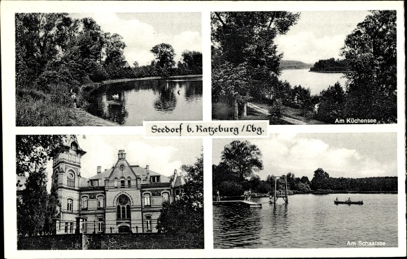 Postcard Seedorf bei Ratzeburg Lauenburg, Am Küchensee, Am Schaalsee