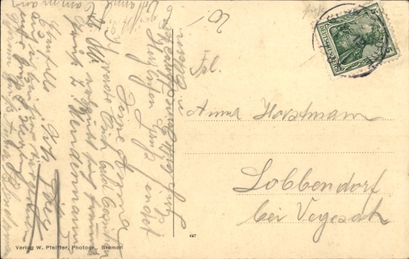 Postcard Meyenburg Schwanewede Lower Saxony, Manor of Wersebe