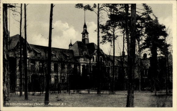 Ak Beelitz in de Mark, Heilstätten, Paviljoen AI