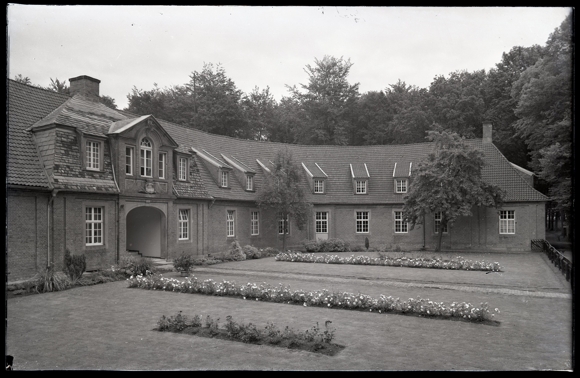7 Glas Negative Sögel im Emsland, Park, Jagdschloss, Kirche