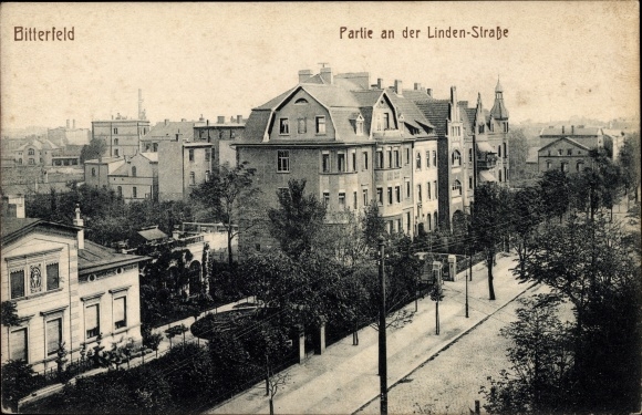 PC Bitterfeld in Saxony Anhalt, lot at the Lindenstrasse