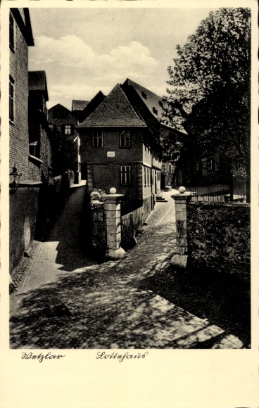 Postcard Wetzlar an der Lahn, Lottehaus
