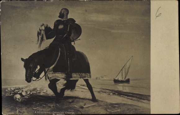 Artist PC Böcklin, Arnold, The Adventurer, Symbolism