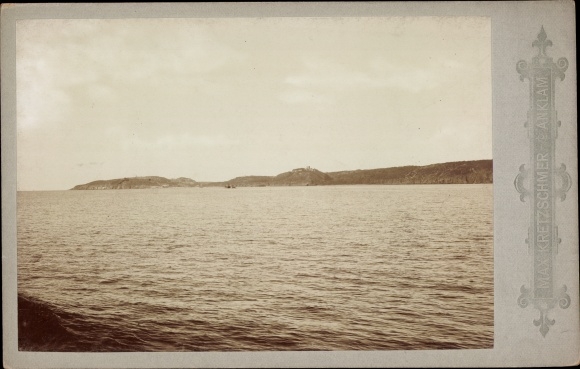 Cabinet photo Bornholm Denmark, Hammerhus ruins, 1896