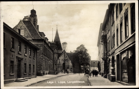 Ak locatie in Lippe, Langestrasse