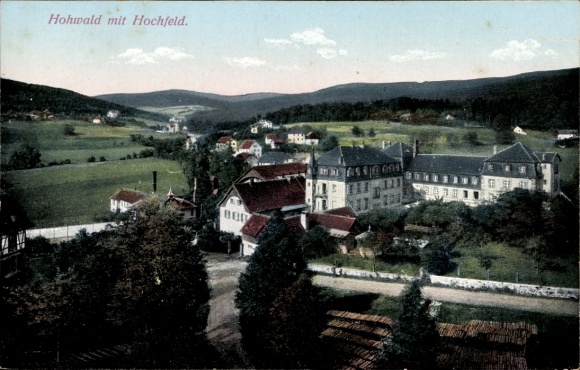 Ak Le Hohwald Elzas Bas Rhin, algemeen uitzicht, Hochfeld