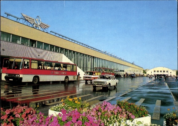 Ak Moskau Russland, Flughafen, Autobus