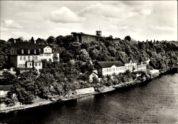 Ak Bad Kösen Naumburg an der Saale, Blick zum Gradierwerk