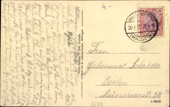 Postcard Willingen in Upland Waldeck Hessen, general view