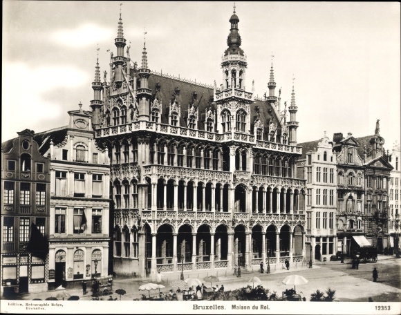 foto Brussel Brussel, Maison du Roi, rond 1900