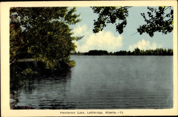 KP Lethbridge Alberta Kanada, jezioro Henderson