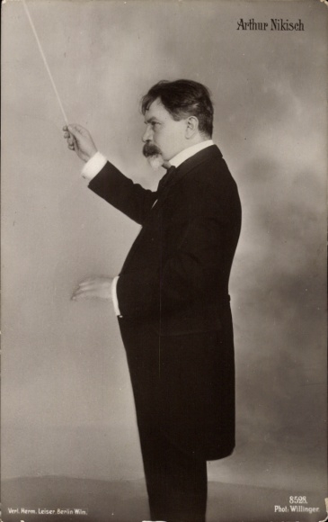 Ak Ungarischer Dirigent Arthur Nikisch