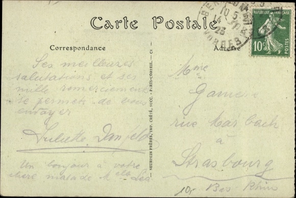 Postcard Gérardmer Lothringen Vosges, La Gare, Departure of the Auto for the Schlucht