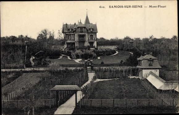 Ak Samois sur Seine Seine et Marne, Mont Fleuri