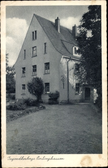 Postcard Oerlinghausen in Lippe, youth hostel