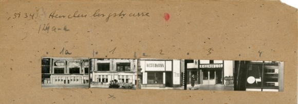 Kontaktabzug Fotos Berlin Charlottenburg, Hardenbergstraße, Geschäft Westermann, A. Kleiner & Co.
