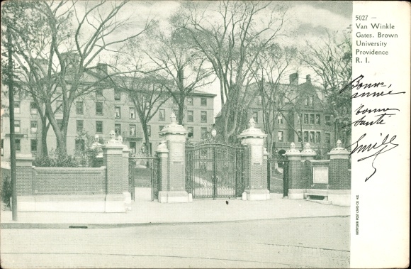 Ak Rhode Island VS, Van Winkle Gates, Brown University Providence