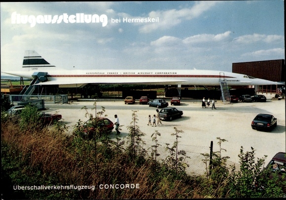 Postcard Supersonic Aircraft Concorde, BAC, Aerospatiale