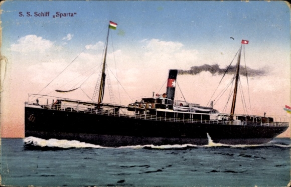 Ak KuK-Marine, Transportdampfer S.S. Sparta