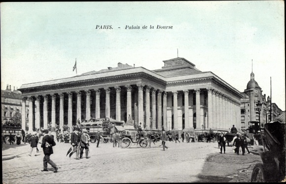 Ansichtkaart Parijs II, Palais de la Bourse