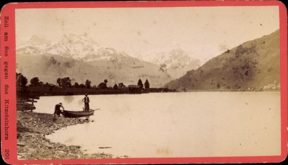 CdV Zell am See Salzburg, view towards the Kitzsteinhorn