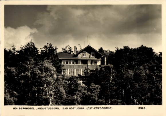 Postcard Bad Gottleuba in Saxony, HO-Berghotel Augustusberg