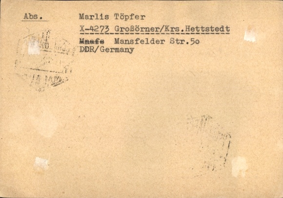 Papeteria pocztowa KP DDR, znaczek lotniczy pierwszy lot LH pierwszy lot Malaga - Frankfurt