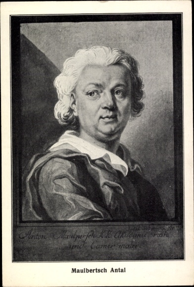 Artist PC Maulbertsch, Anton, Antal, portrait