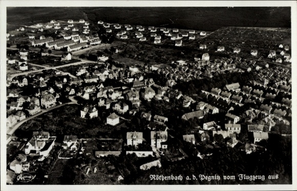 Ak Röthenbach an der Pegnitz Midden-Franken, luchtfoto