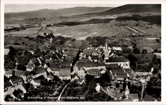 Ak Schömberg Zollernalbkreis, Fliegeraufnahme