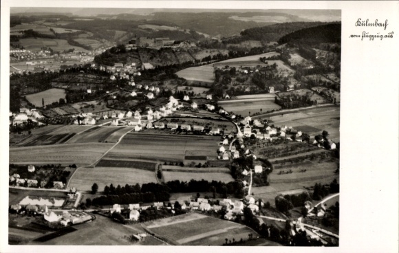 Postcard Kühndorf in the Thuringian Forest, aerial photograph