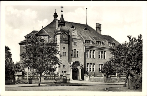 Postcard Bad Wilsnack in the Prignitz, Primary School