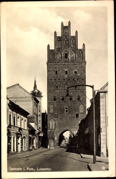 Ak Demmin in West-Pommeren, Luisentor