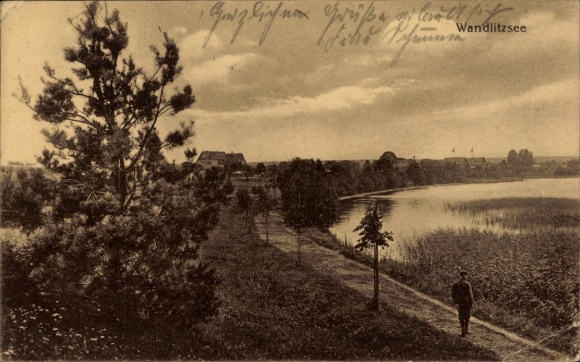 Ansichtkaart Wandlitz in het Mark, Wandlitzsee