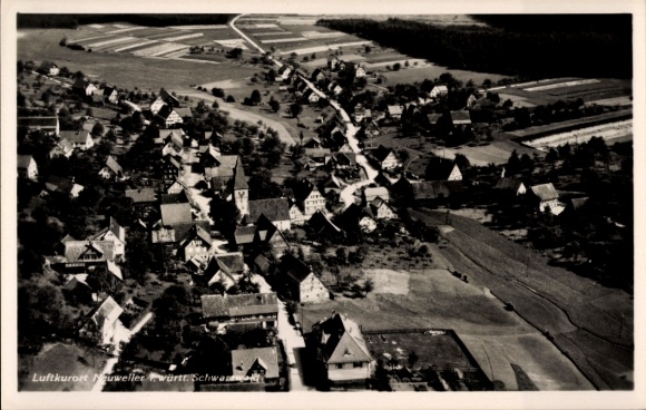 Ak Neuweiler im Schwarzwald, Fliegeraufnahme