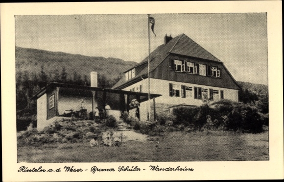 Ak Rinteln an der Weser, Bremer Schüler Wanderheim