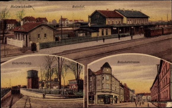 PC Holzwickede Ruhrgebiet North Rhine Westphalia, train station, track side, underpass, Bahnhofstrasse