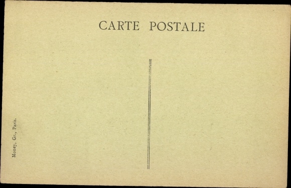 Postcard Paquebot Asie, steamship at sea, Compagnie des Chargeurs Reunis