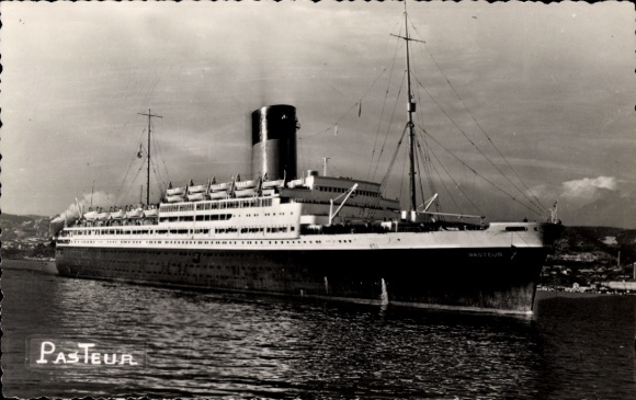 Ak Schiff Pasteur, cie. van de Chargeur Reunis