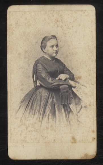 Cdv portrait Sidonie of Bohemia, née Princess of Saxony