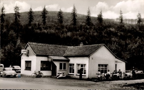 KP Gieselwerder nad Górną Wezerą w Hesji, restauracja Waldhorn