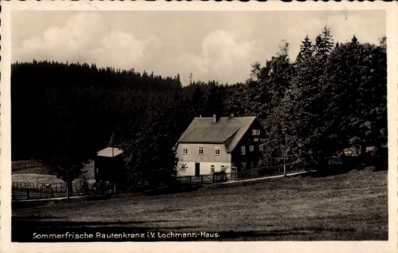Ak Rautenkranz in Vogtland, het zomerverblijf van Lochmann, Lochmann House