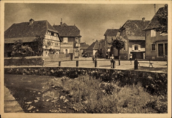 PC Malsch in Baden, street scene