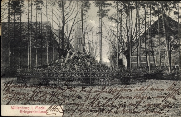 PC Wittenburg in Mecklenburg, war memorial