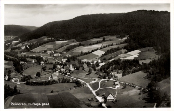 Ak Reinerzau Alpirsbach im Schwarzwald, Fliegeraufnahme