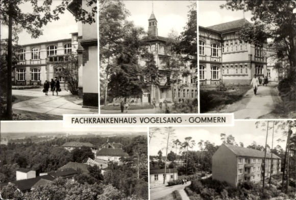 Ak Gommern Sachsen Anhalt, Heilstätte Vogelsang, Fachkrankenhaus